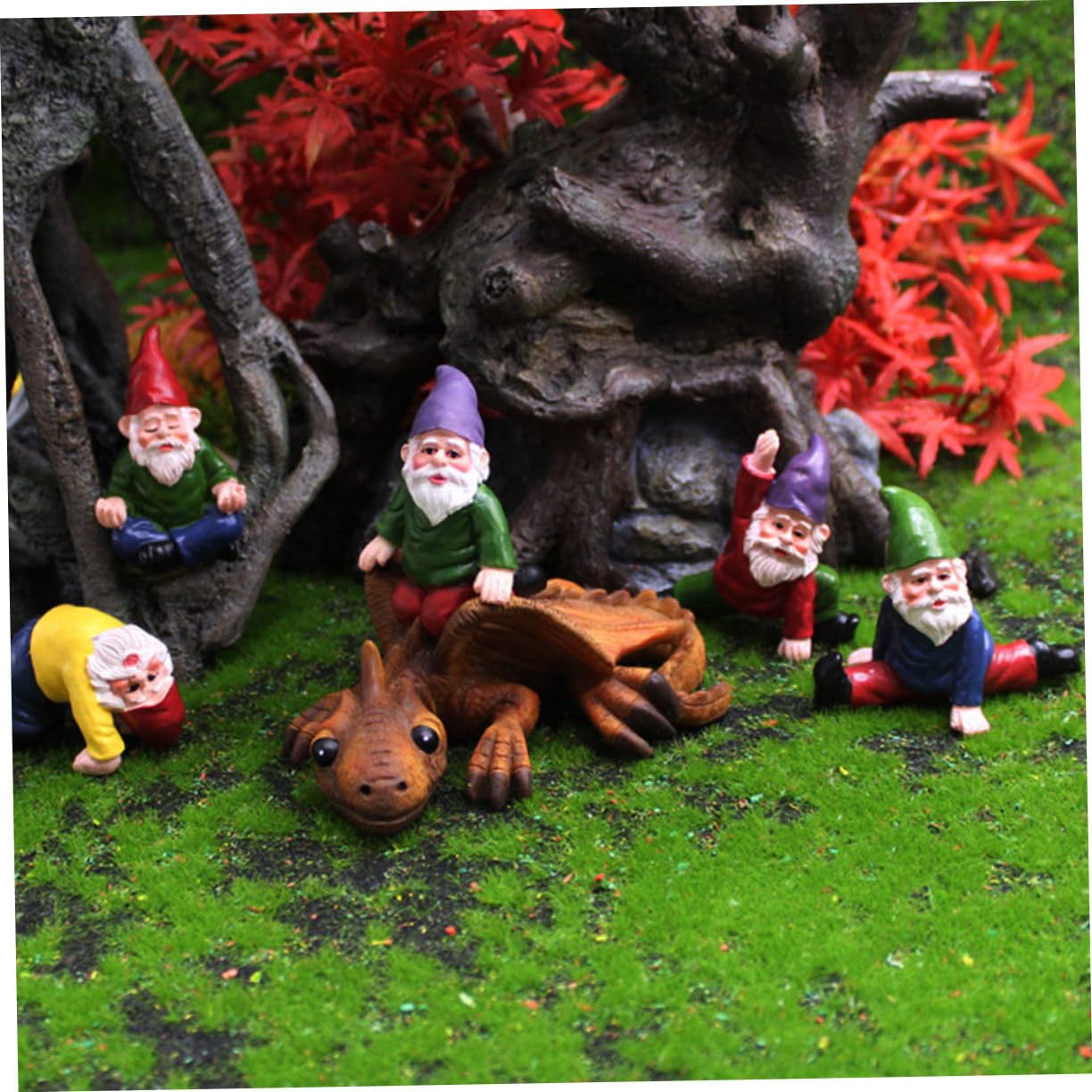 Abaodam 2 Pièces GNOME Décoratif pour Jardin Ornement Jardin Décoration Extérieure Unique