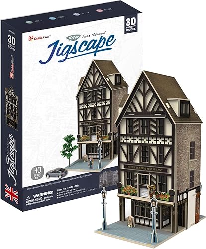Daron Worldwide Trading Tudor Restaurant - Rompecabezas 3D (44 piezas)