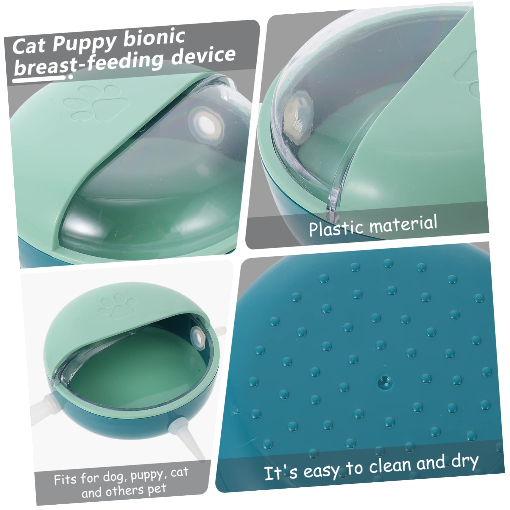 BESPORTBLE 3pezzi Ciotola per Alimentazione Cuccioli con Capezzolo Accessorio per Gattini e Piccoli Animali Design Ergonomico e Facile da Trasportare Materiale Sicuro e Resistente