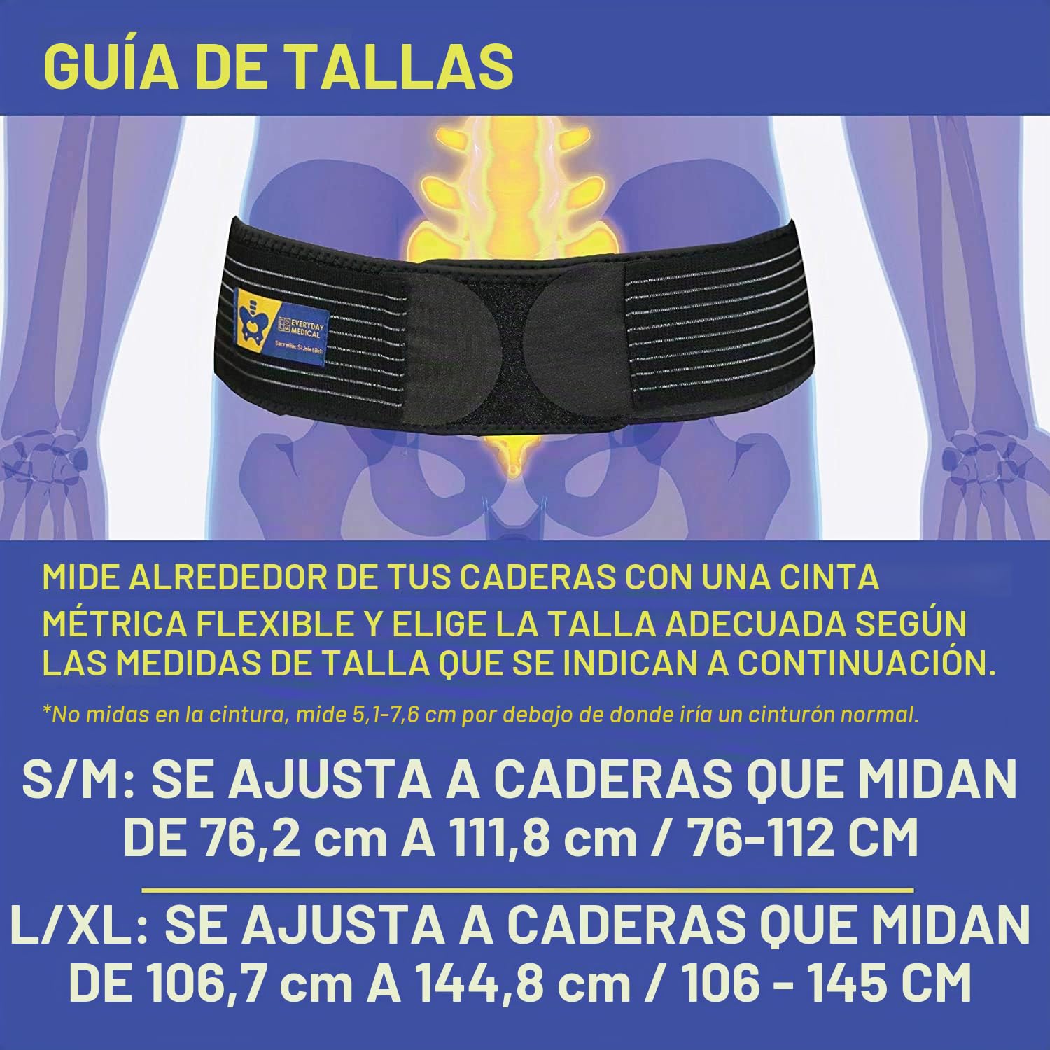 Cinturón Sacro ilíaco I Faja Transpirable, Antideslizante para las Articulaciones SI I Alivia la Inflamación de la Ciática, la Cadera, la Pelvis, eL lumbar, las Piernas y Reduce la Inflamación -S/M