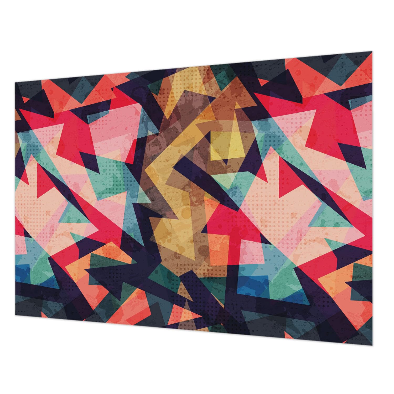 Papier Peint Mural Intissé 312x219 cm Tulup Colle Incluse Motif Coloré Salon