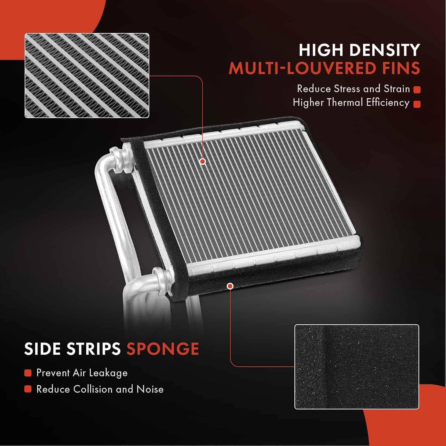 A-Premium HVAC Heater Core Compatible with Honda Fit 2015-2020, HR-V HRV 2016-2022