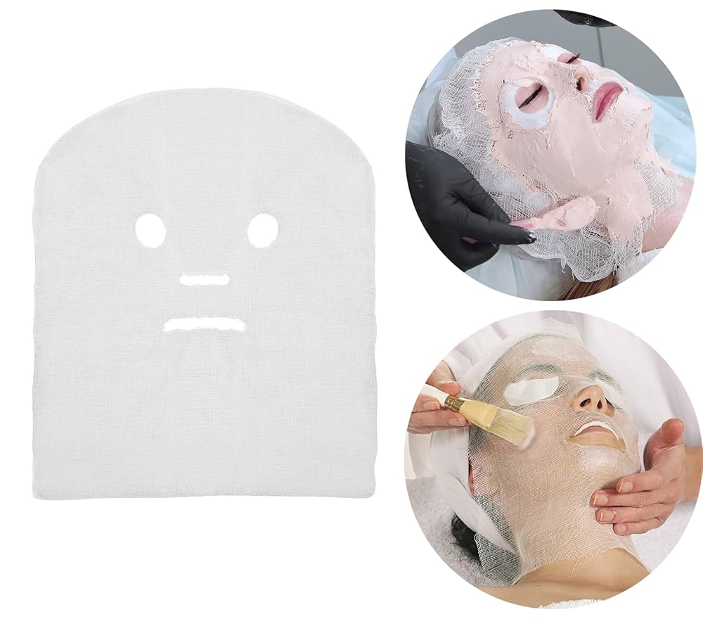Amazon.com : LIFESOFT Gauze Facial Mask, 100% Cotton Gauze