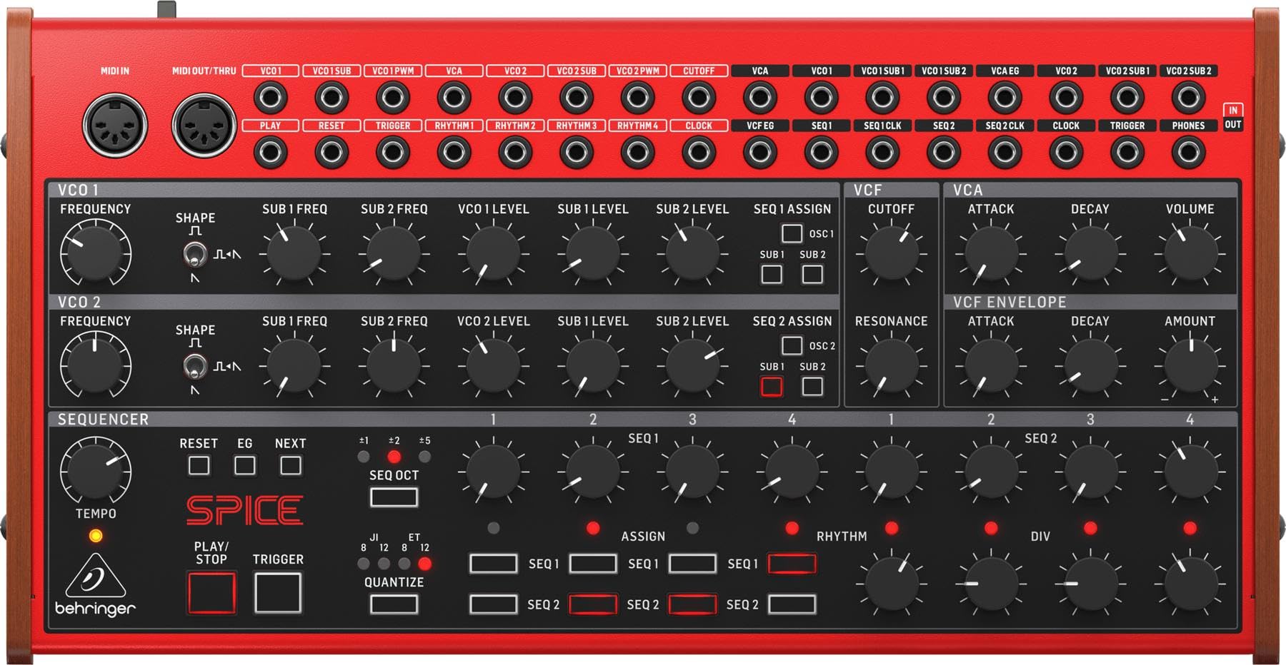 Behringer SPICE アナログシンセサイザー Amazon.com: Behringer Spice Analog Semi-modular Polyrhythmic
