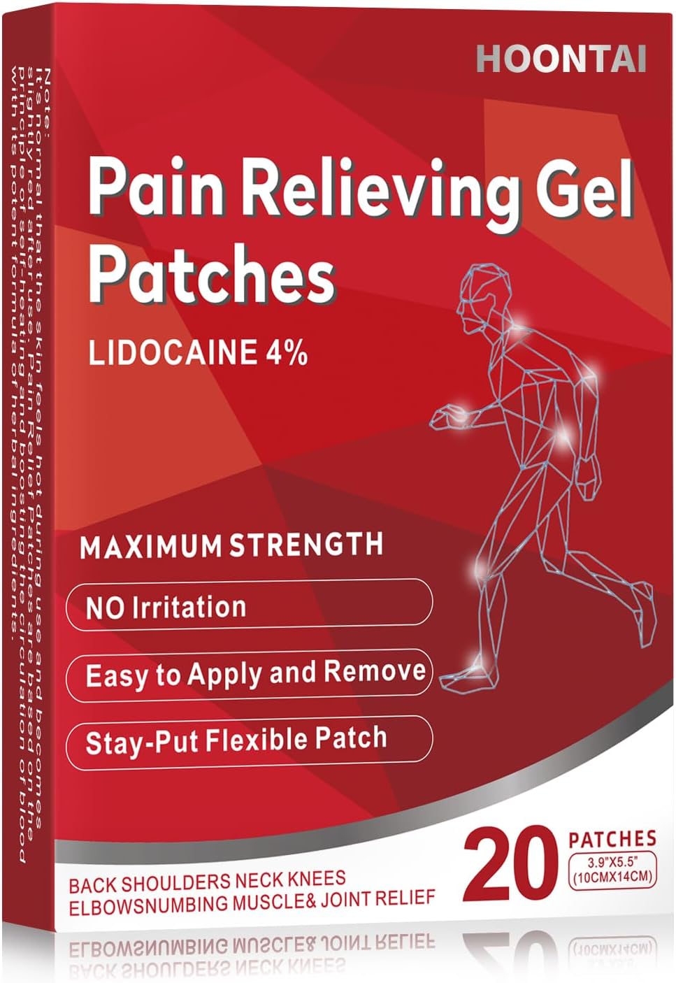 4 Lidocaine Patches Maximum Strength Patch for Back