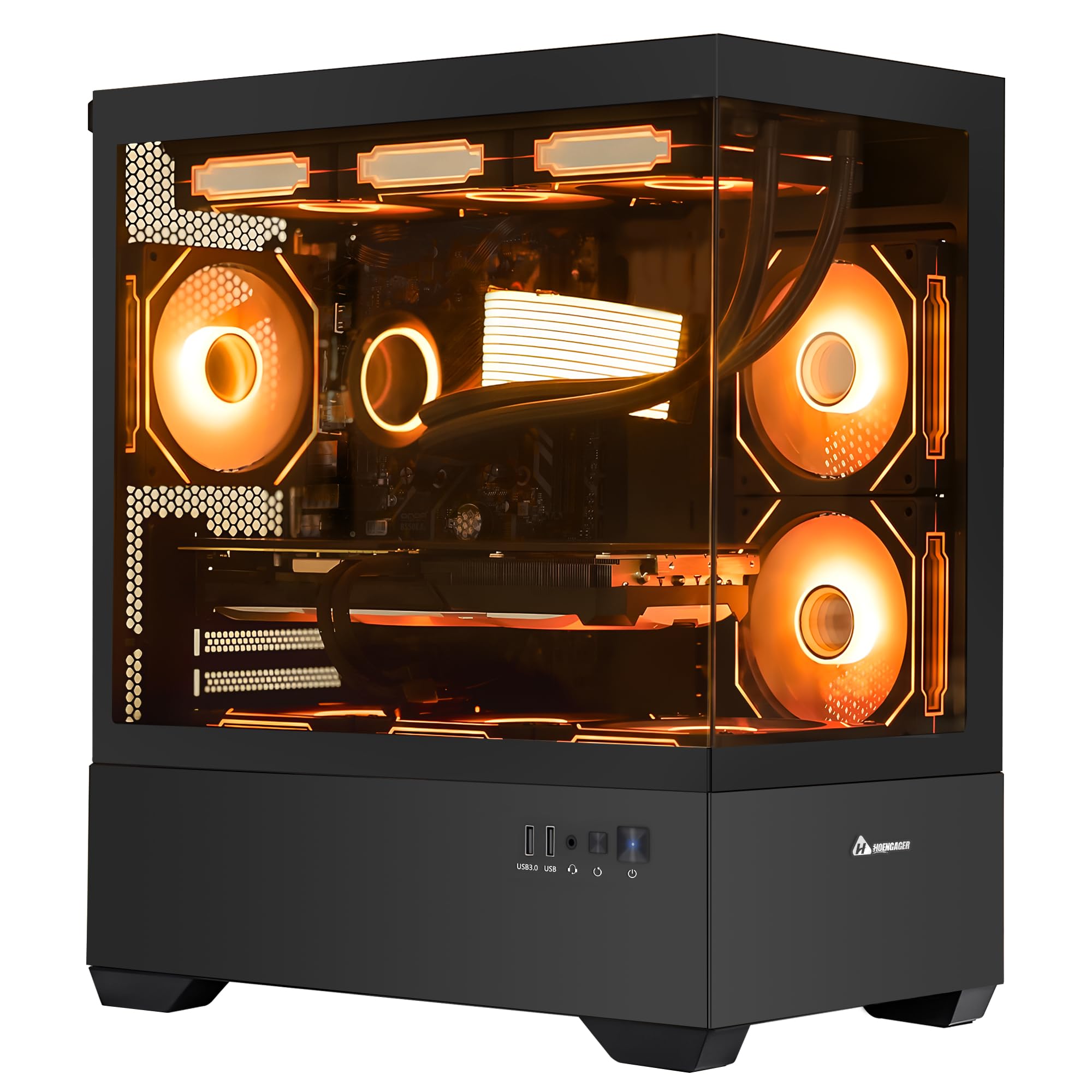 Amazon.co.jp: Hoengager Superview ゲーミングPC-AMD ライゼン 7