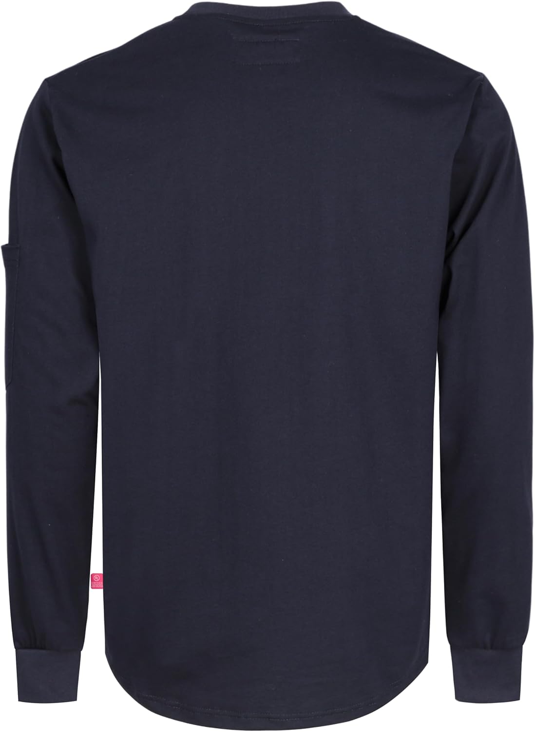BOCOMAL Men's FR Shirts 6oz Midweight Crew Neck Long Sleeve Shirt Fire Retardant Soft Workwear