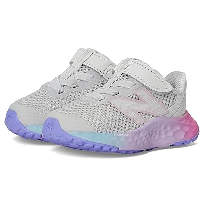 New Balance Kids Fresh Foam Arishi v4 Bungee (Infant/Toddler) Kids Shoes Grey Matter/Mid Century Pink/Lilac Glow