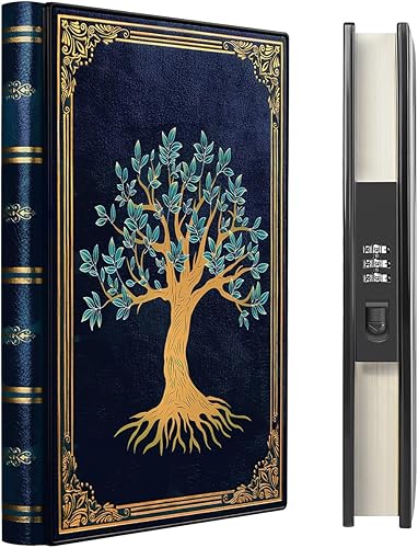 Diario con cerradura, diario A5 con cerradura integrada, 180 en plano, diario para hombres y mujeres, organizador de planificador personal, 220