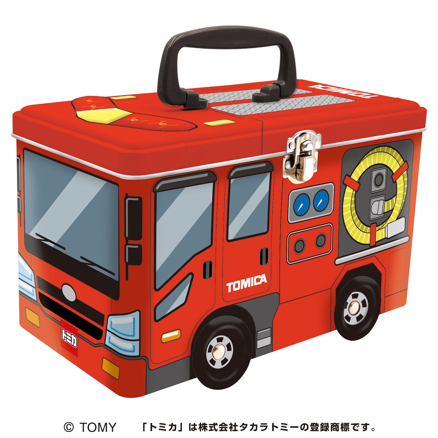 Amazon | ハート(Heart) トミカトランク缶／消防車 菓子詰め合わせ 食