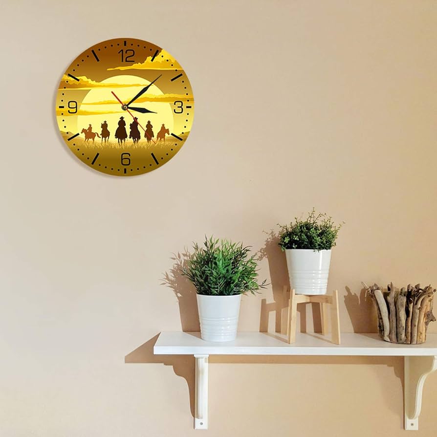 乗馬の掛け時計 Amazon.co.jp: サラブレッドコレクション かけっこ時計 イク