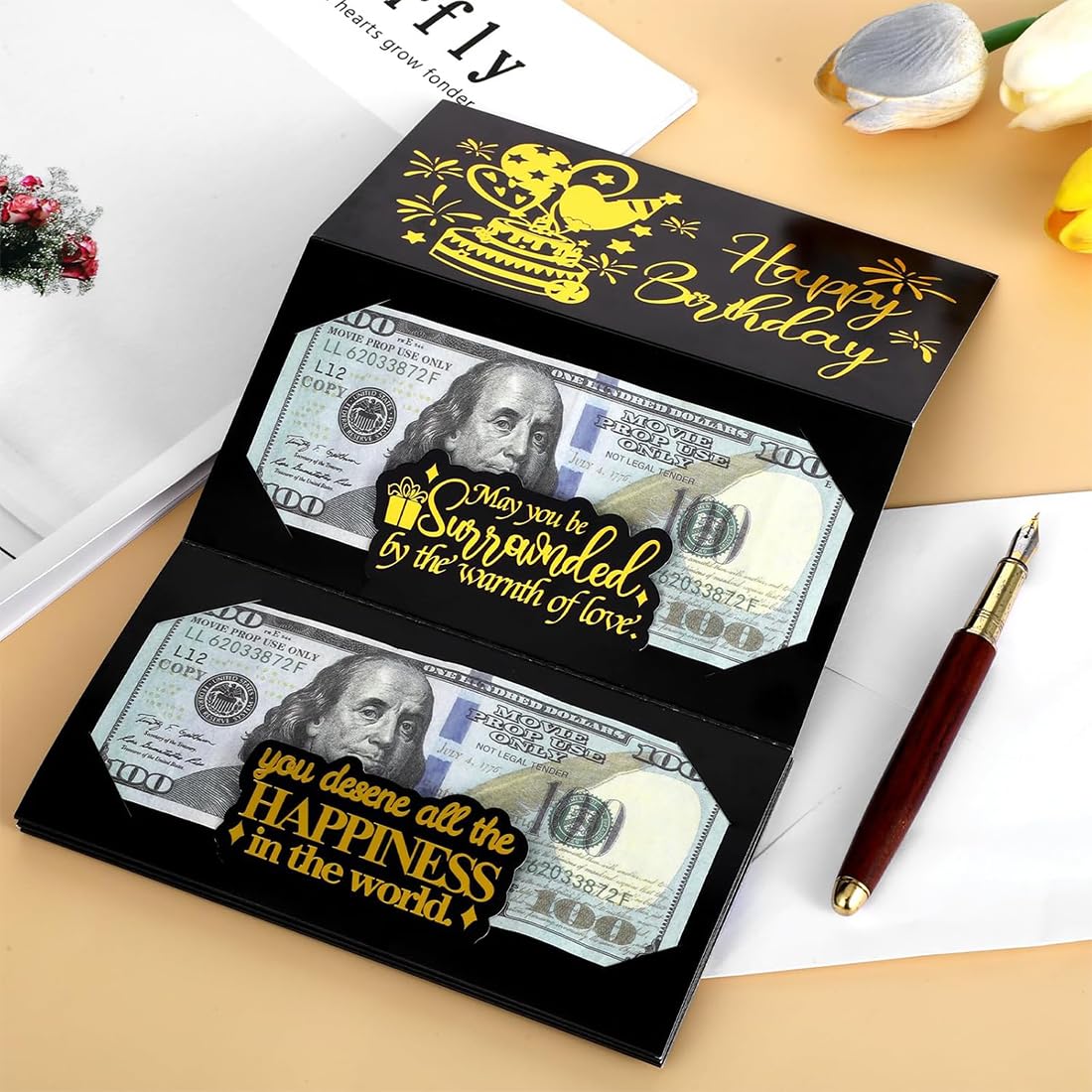 Maletín Mini Para Regalar Dinero – Caja De Aluminio Con Diseño De Cheque Y Billetes Europeos, Regalo Original Y Divertido