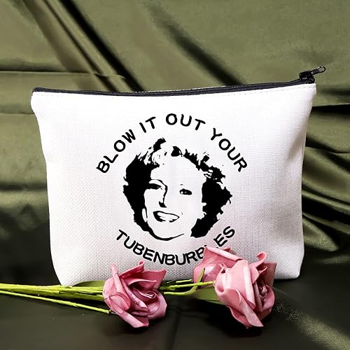 Miniatura 5 de BDPWSS Bolsas de maquillaje para mujeres, divertidas citas de amistad, regalo de soplar tus tubos de viaje para fanáticos de programas de