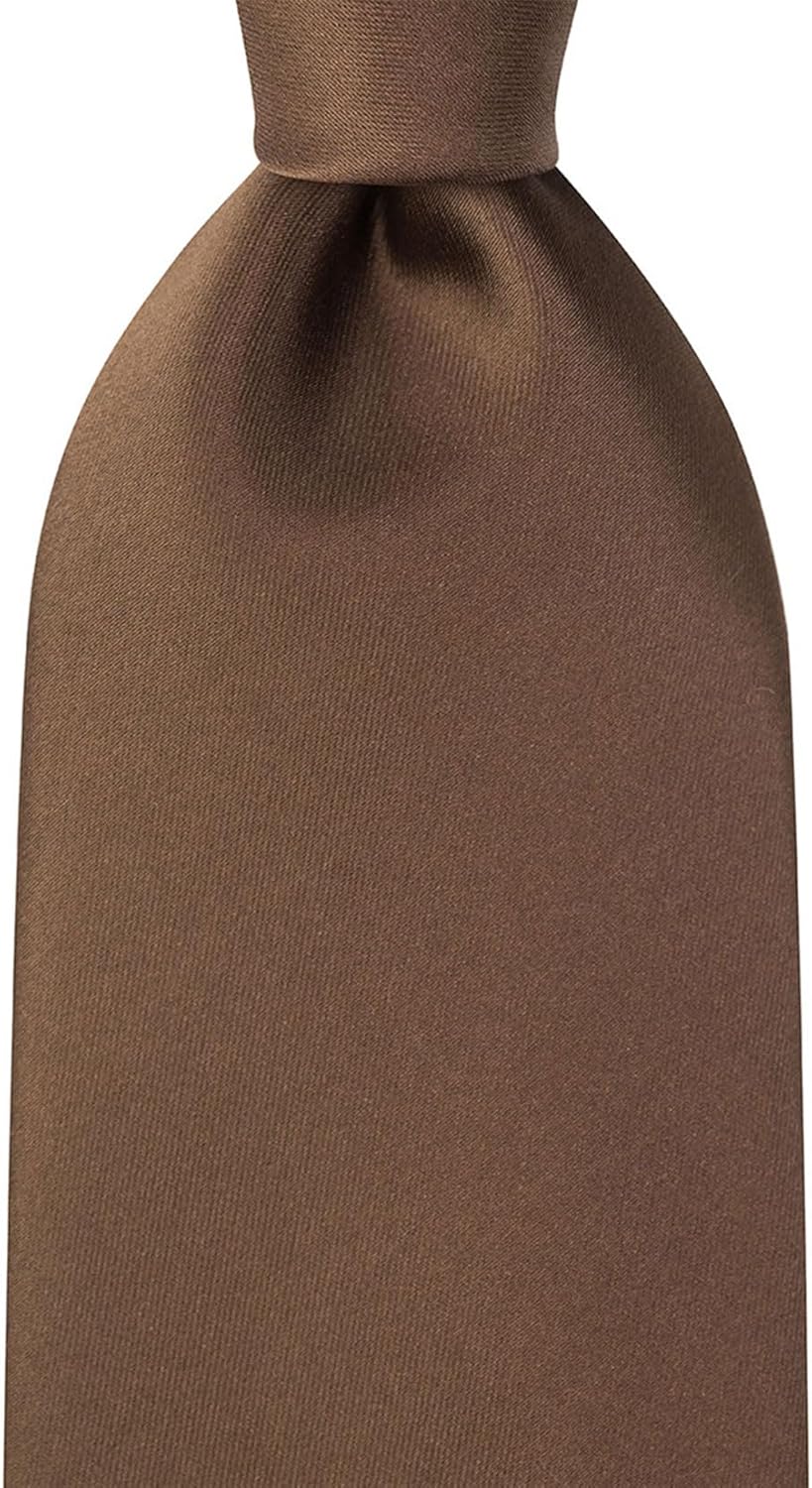KissTies Solid Satin Tie Pure Color Necktie Mens Ties + Gift Box - Image 3