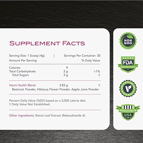 Miniatura 2 de KaraMD UltraBeets | Delicioso superalimento en polvo de remolacha | Natural apto para veganos, sin OMG y sin gluten, suplemento potenciador de óxido