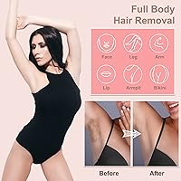 Vista 5 de Waxing Kit for Women - Mini Wax Warmer, Hard Wax Kit with 14oz Beads, Portable Hair Removal for Face, Armpit, Eyebrow, Brazilian Bikini Waxing at