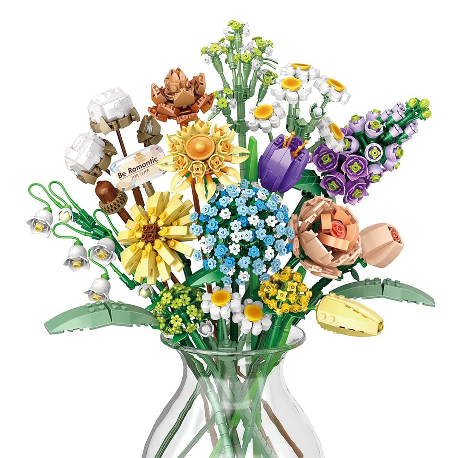 Amazon｜フラワーブーケ組み立てセット 造花 植物コレクション