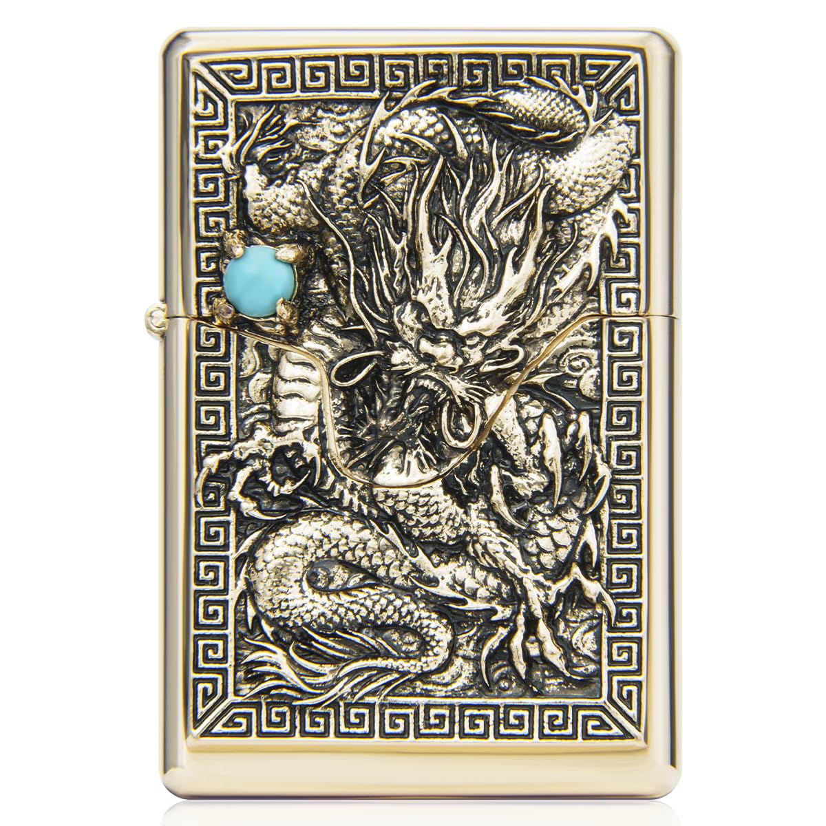 Vintage Trench Petrol Lighter - Metal Flip Petrol Lighters for men, without Lighter Fliuid