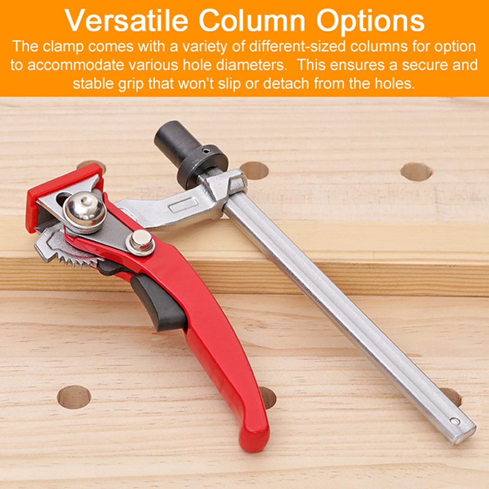 Pince à Bascule Réglable 160x60mm Avec Dégagement Rapide - Pince Fixe Pour Travail Du Bois