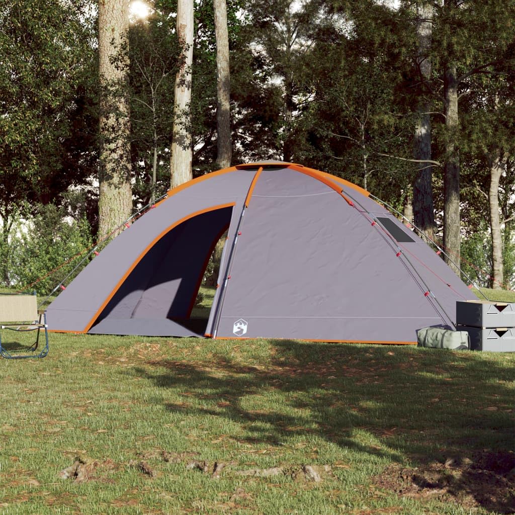 ShGaxin Namiot dla 8 Osób Wodoodporny Pomarańczowy, Camping Namiot - 94718