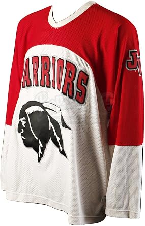 Mighty Adam Banks JV Hockey Jersey Stitch Sewn Warriors New