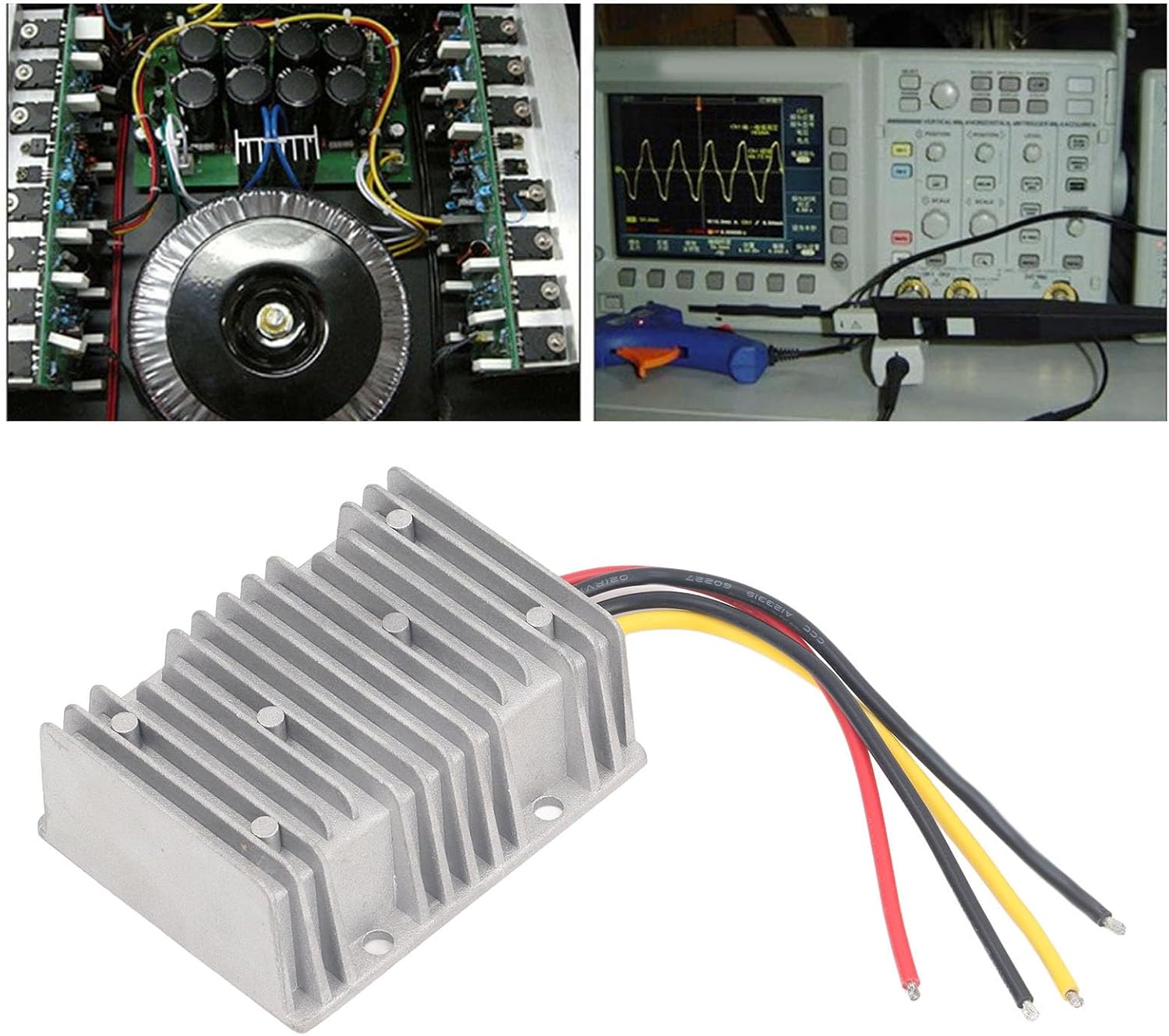 DC 12V 24V to 36V Boost Converter 540W 15A Step Up Voltage Regulator IP67 for Car Audio and Power Supply