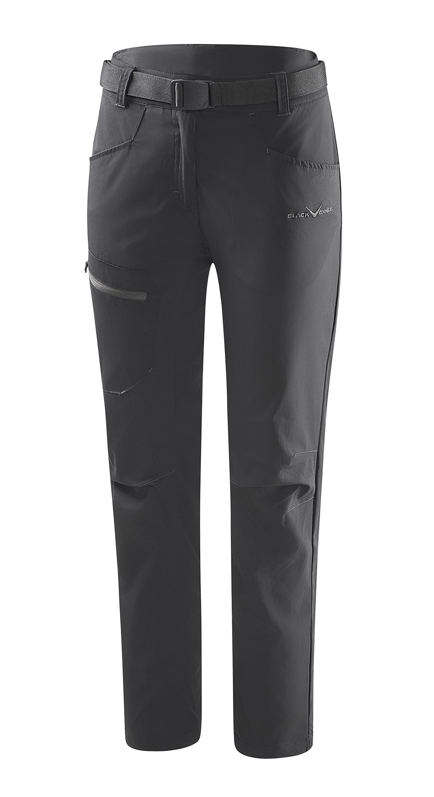 Black Crevice Trekkinghose Damen I Wanderhose mit praktischen Taschen I Outdoorhose I wasserabweisend & schnelltrocknend I strapazierfähig & atmungsaktiv