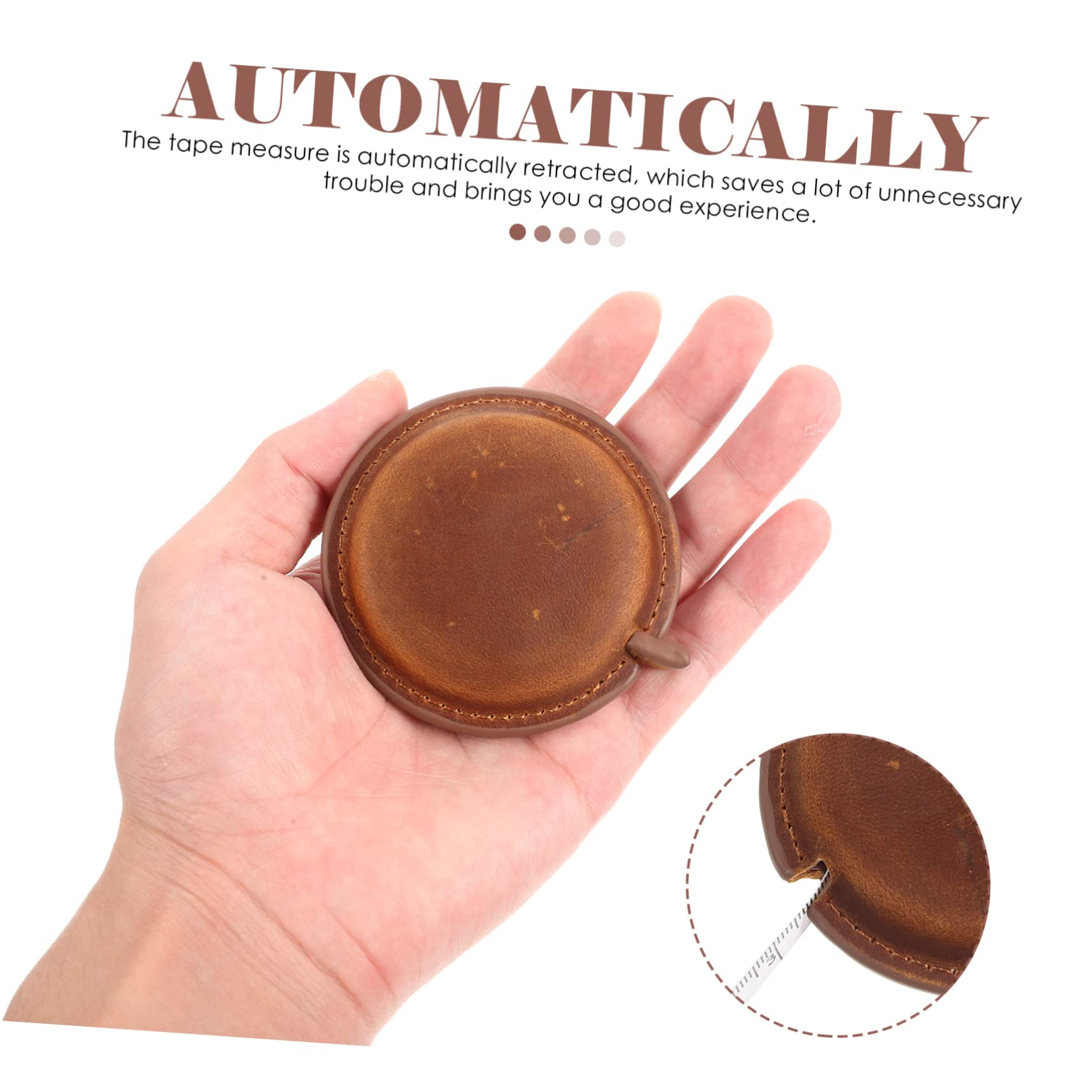NUOBESTY 4piezas Cinta Métrica Retráctil Vintage Para Cuerpo Medición De Cintura Herramienta De Costura Portátil Accesorio Práctico y Flexible Para Hogar
