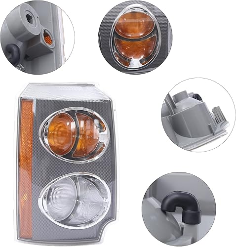 Miniatura 6 de Luz de señal de giro frontal, compatible con Land Rover Range Rover 2003 2004 2005, lado derecho del pasajero derecho