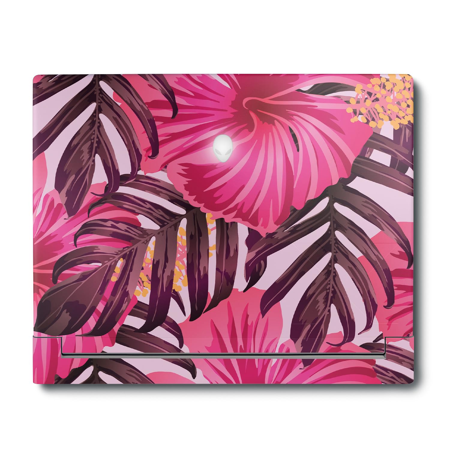 MightySkins Skin Compatible with Alienware X16 R1 (2023) Full Wrap Kit - Tropical Pink | Protective, Durable, and Unique Vinyl Decal wrap Cover | Easy to Apply &amp; Change Styles | Made in The USA