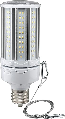 Miniatura 3 de Satco S3939404 Hi-Pro - Lámpara LED de mazorca de maíz de alto lumen, reemplazo HID, 100-277V, 5000K, 54 vatiosbase EX39 (paquete de 4)