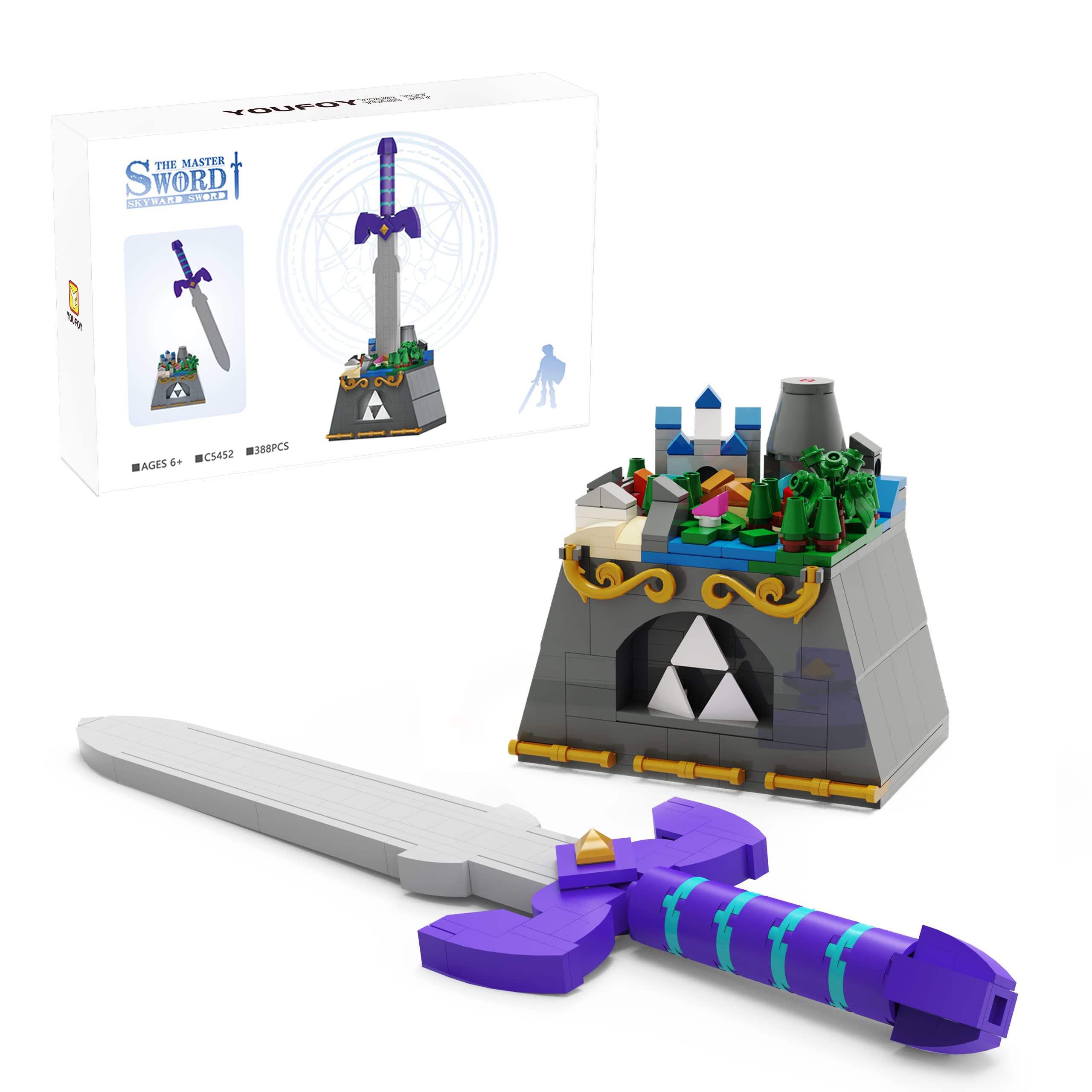 The Master Sword And Micro Hyrule Castle Building Kit Unique