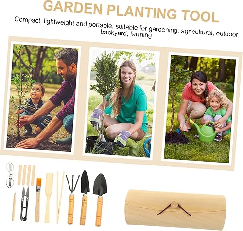 Miniatura 2 de Happyyami Kit de herramientas de jardín 1 juego de jardín Kit de jardín Pala de flores Suculentas Herramientas de Jardinería Kit de herramientas de