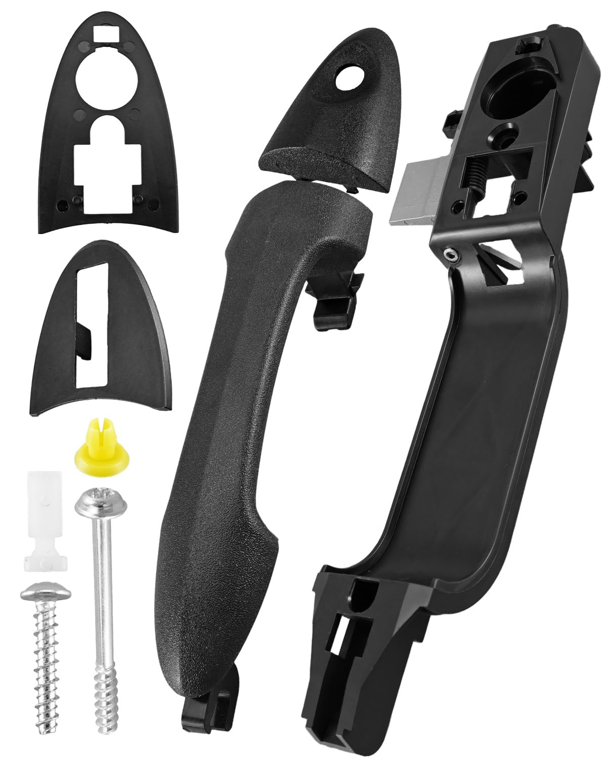 Amazon.com: Exterior Door Handle with Reinforcement Plate Kit Fit