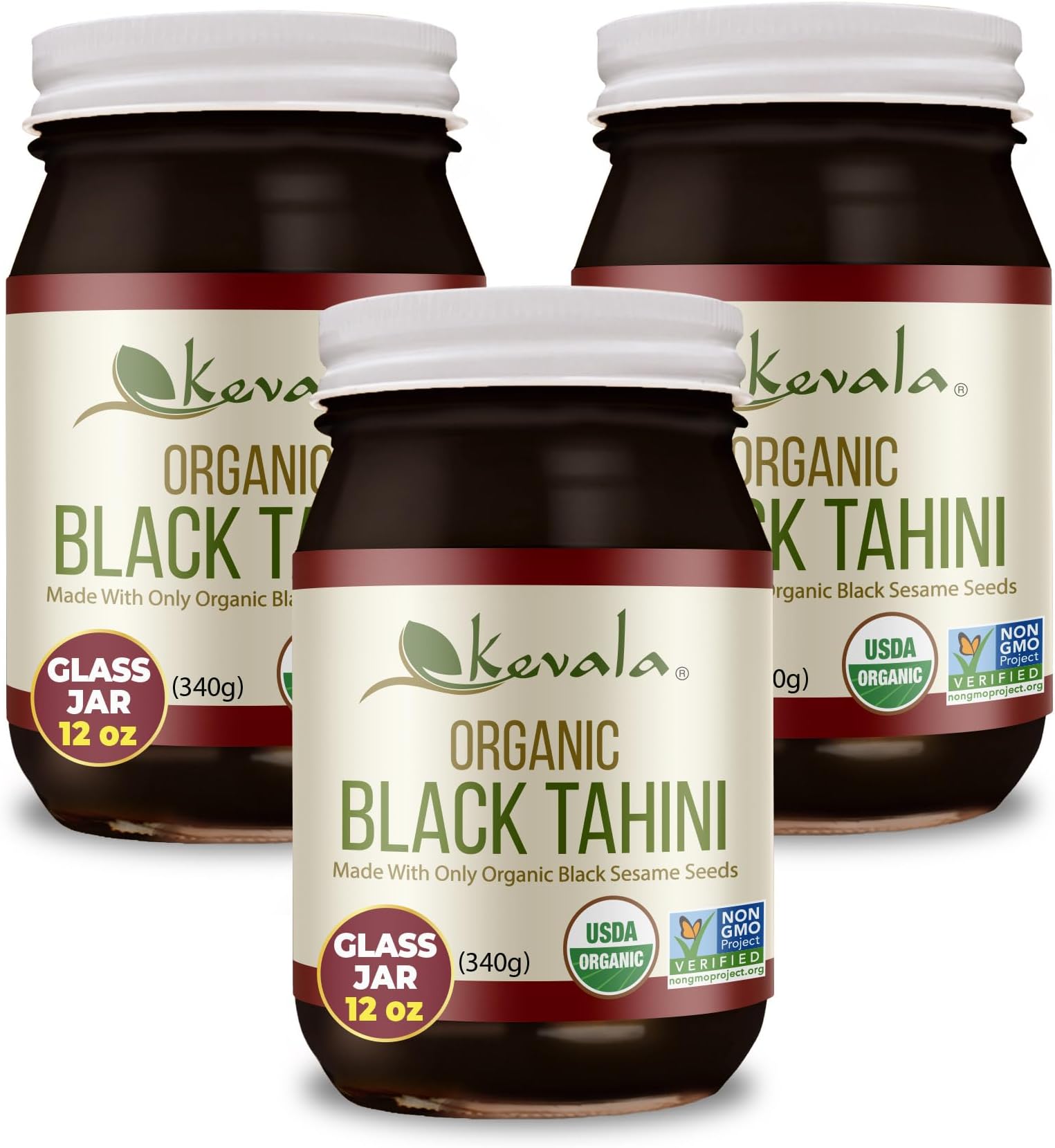 Organic Black Sesame Tahini, 12 Oz, 3 Pack