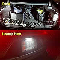 Vista 6 de Paquete de 16 piezas de cargador de luz LED interior para Dodge Charger 2011 2012 2013 2014 2015 2016 2017 2018 2019 2020 2021 paquete