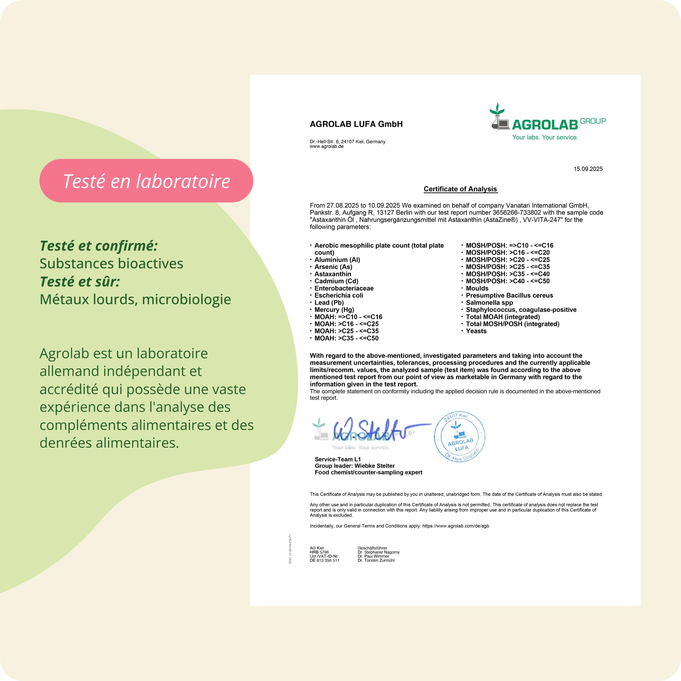 Astaxanthine 8mg PREMIUM Vegavero® | Qualité Supérieure : Huile AstaZine® | 100% Naturelle & Pure | Sans Additifs | Antioxydant Puissant | VEGAN