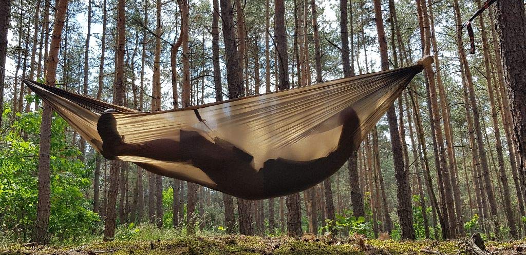 Bushmen ultralekki hamak podróżny Zen zielony
