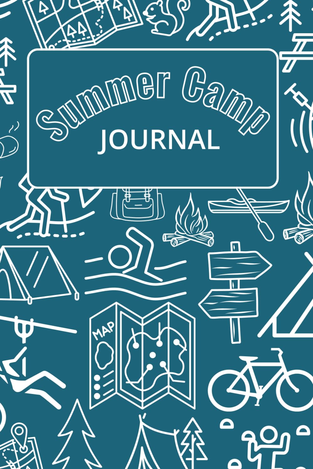 Summer Camp Journal for Tweens and Teens | Guided notebook | Writing Prompts | Drawing Ideas