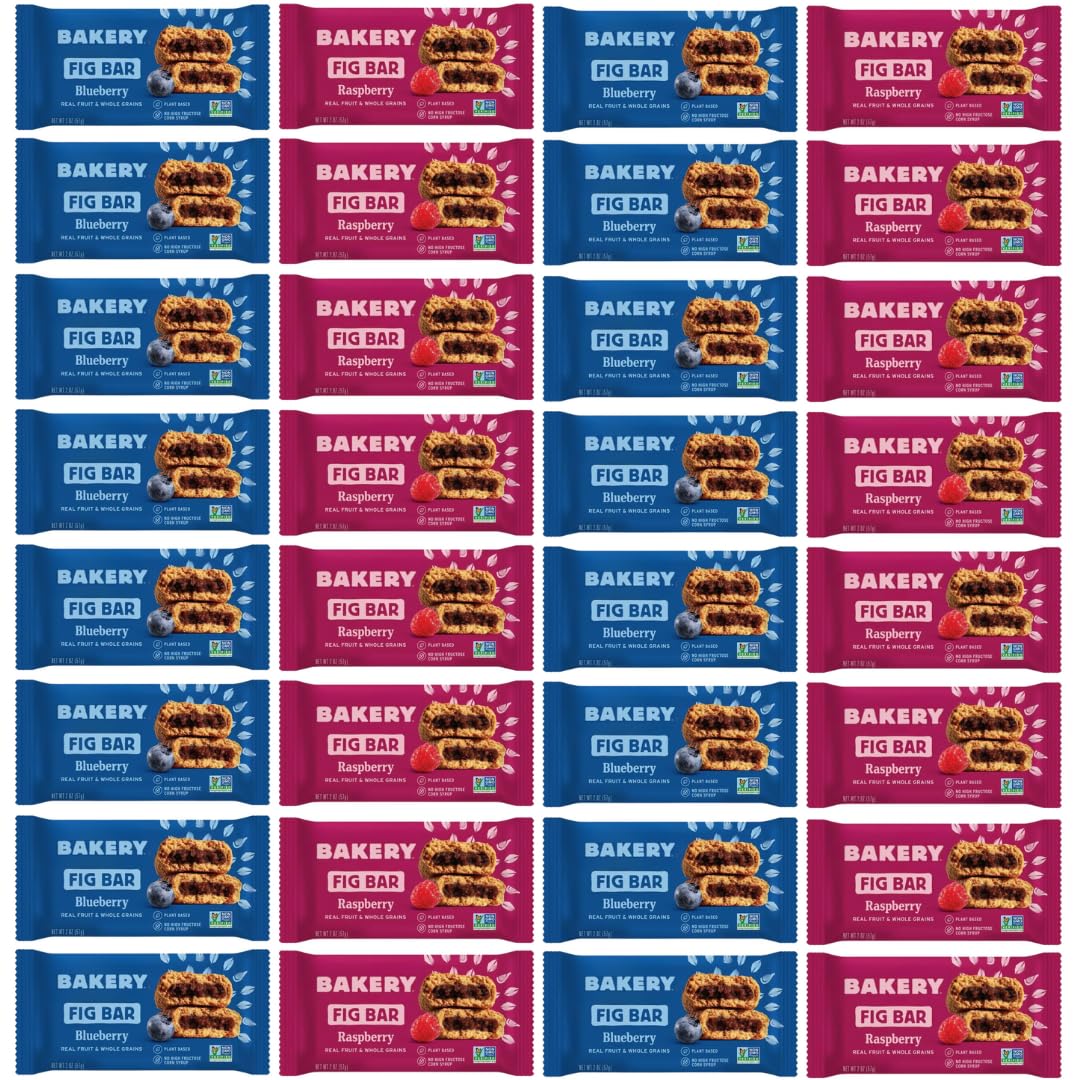 Whole Wheat Bakery Fig Bars Variety (32 Pack)