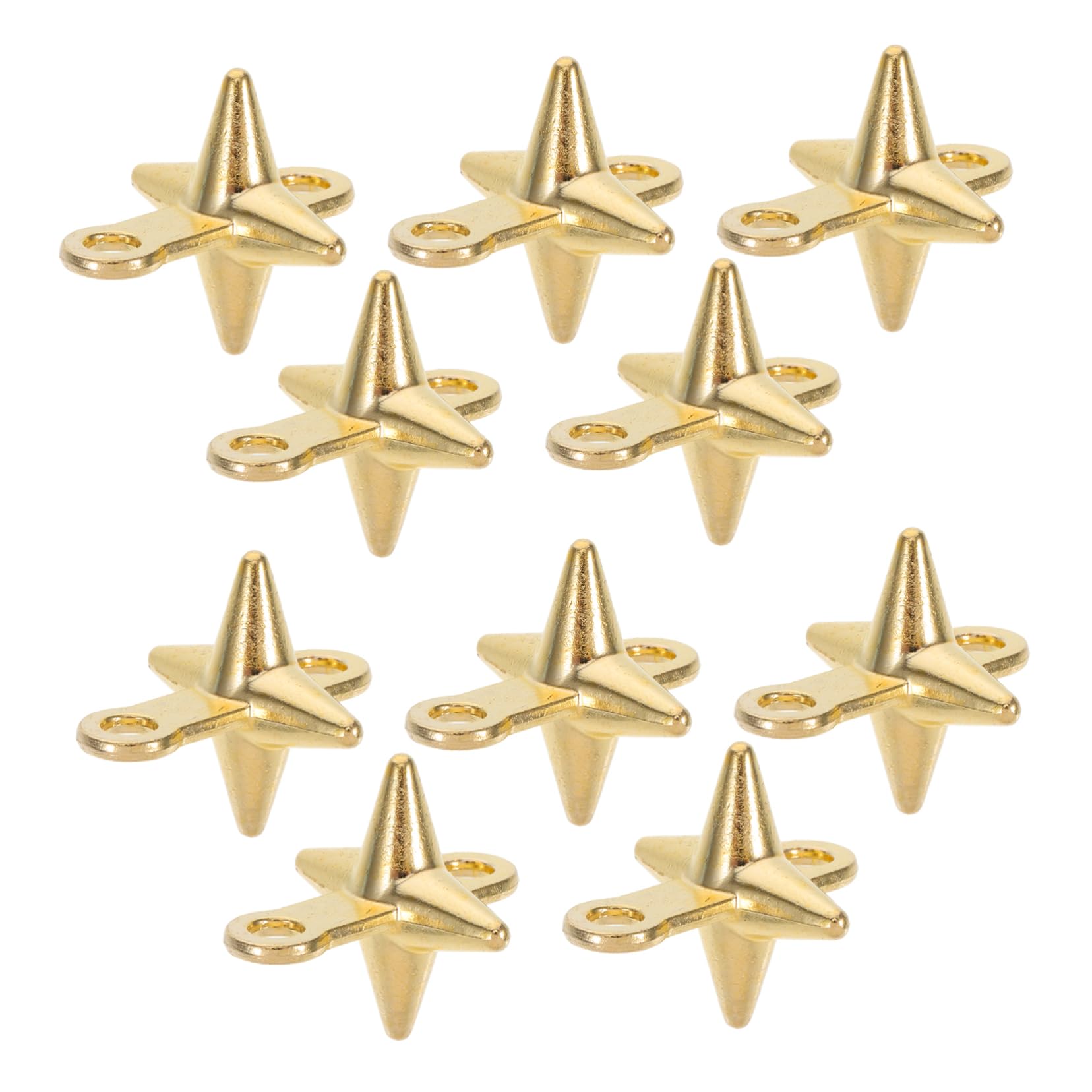 Outanaya 10Pcs Alloy Bell Pendant Wind Chime DIY Accessories for Home Decor Garden Ornaments Car Hanging Versatile Crafting Components for Unique Wind Chime Design and Harmonious Sound