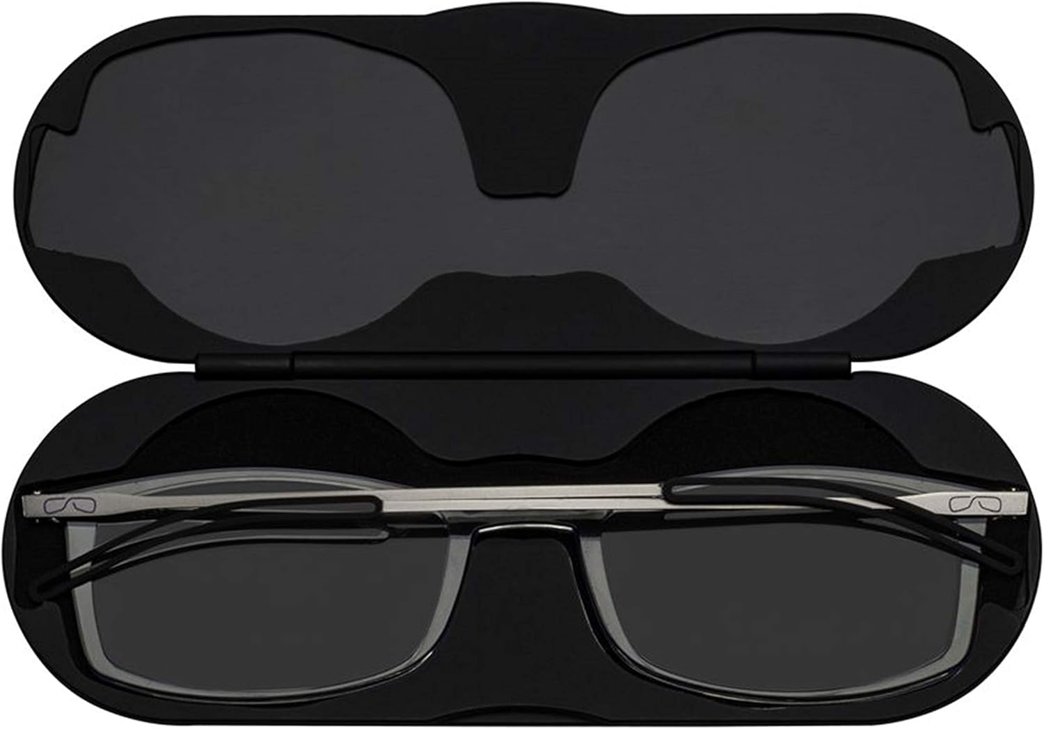 ThinOptics Computer Reading Glasses 2.50 Rectangular Clear Frames - Blue Light Blocking Readers +2.5 Strength - Unisex for Men & Women - Ultra-light Compact