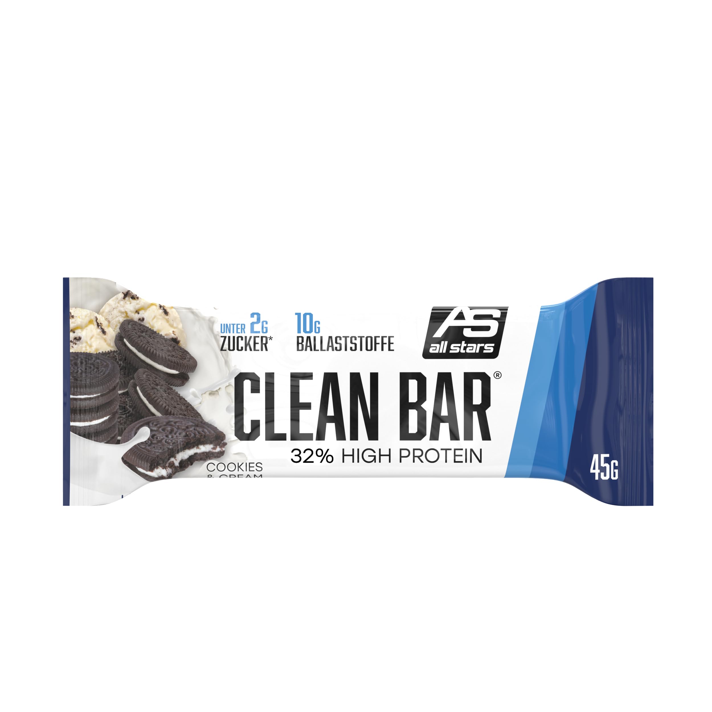 ALL STARS Clean Protein Bar 18 x 45g Cookies & Cream