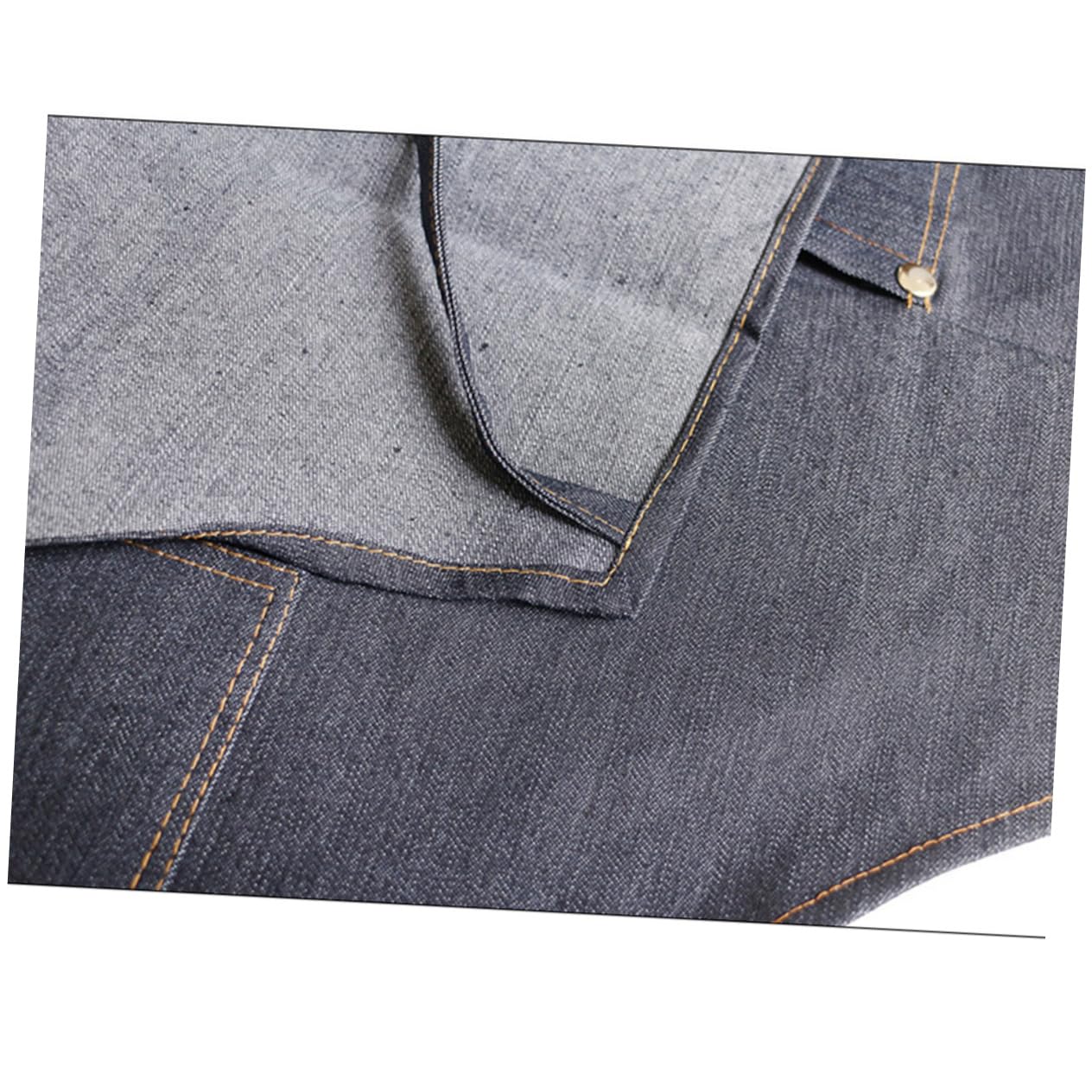 GALPADA 1pc Work Apron Work Clothes Accessories Cooking Apron Salon Apron Denim Apron Black