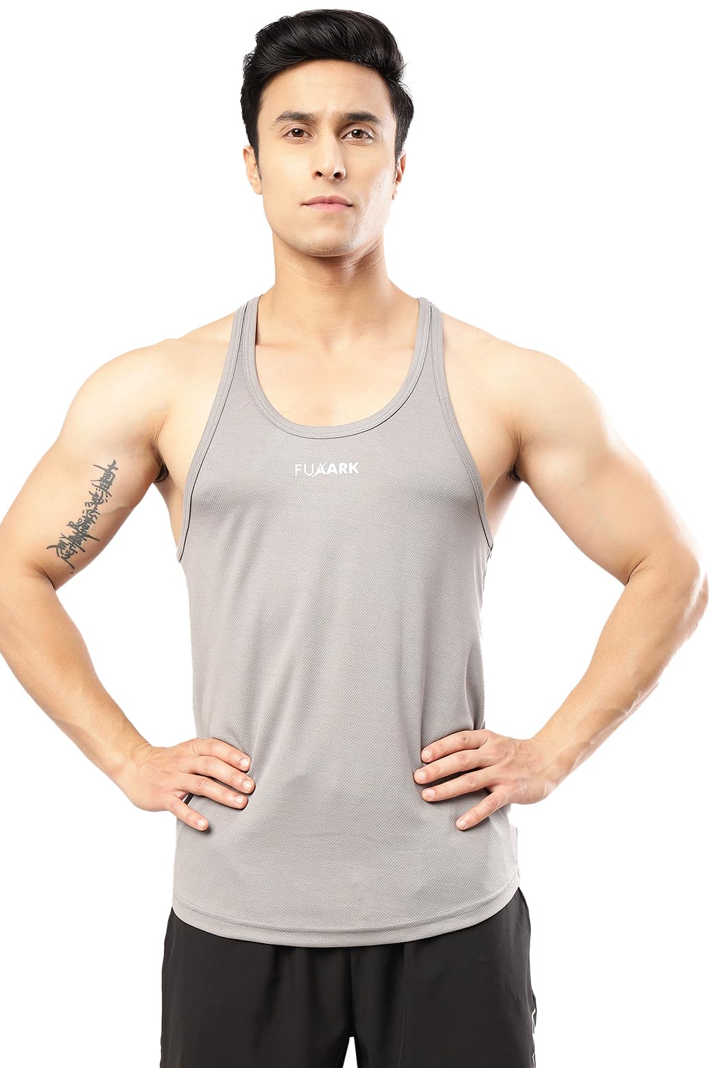 Men's Stringer Y Back Bodybuilding Gym Tank Tops-image-9