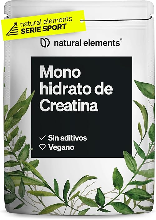 Creatina monohidratada en polvo 500g - 167 porciones para 5 meses - Polvo Micronizado, ultrafino - Suplemento Deportivo Potenciador para Hombre y Mujer - Probado en laboratorio, vegano y sin aditivos