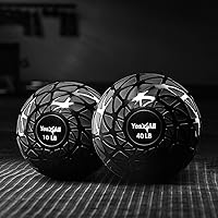Vista 19 de Yes4All Slam Balls, 10-40lb Weighted Ball Weight, Durable PVC Sand Filled Workout Dynamic Slam Ball for Core Strengthen