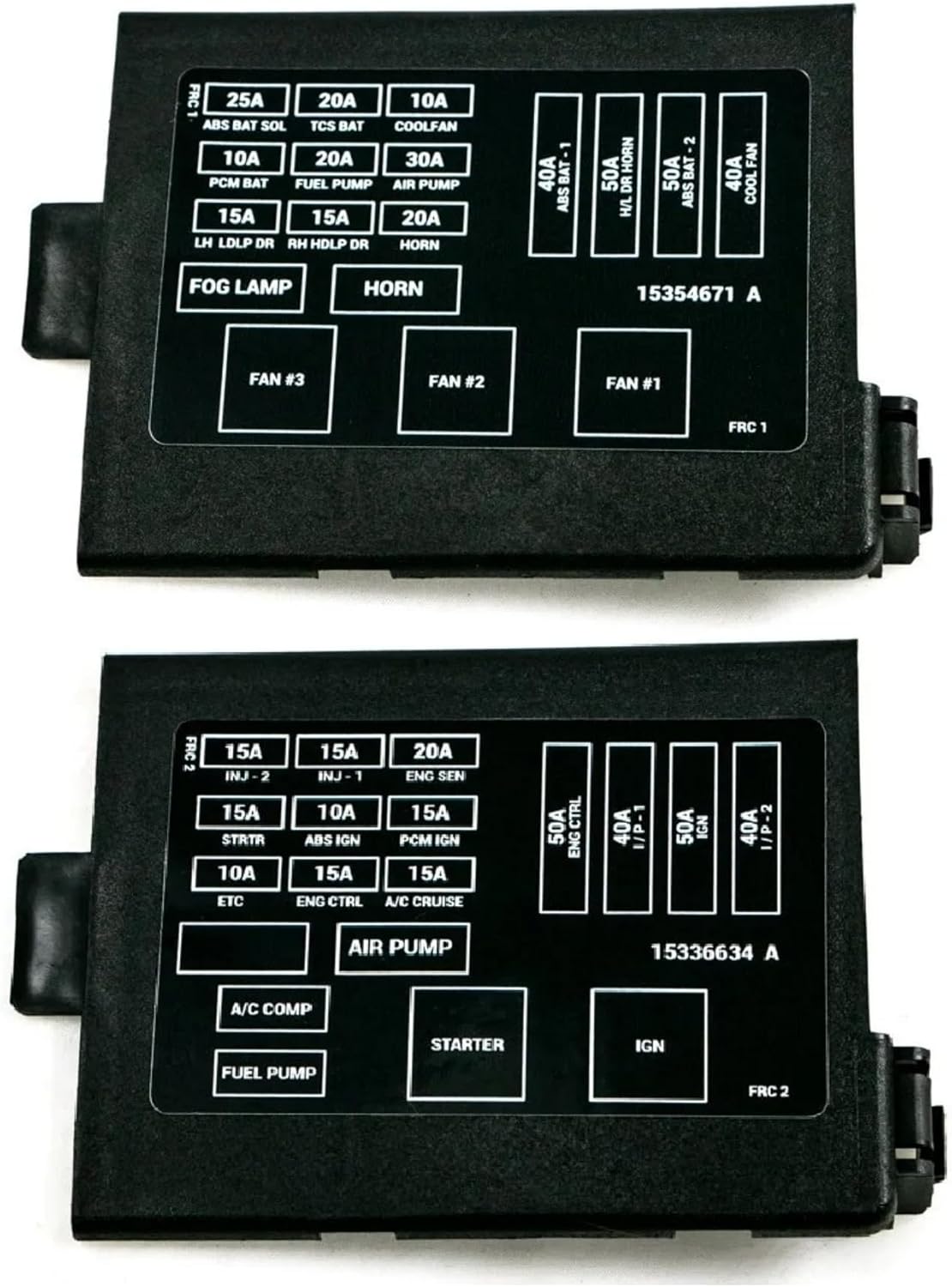 Engine Fuse Box Panel Covers & Decals fit for Camaro Firebird LS1 1998-2002, HT12176310-2