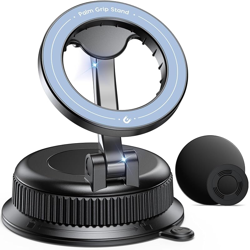 Suporte Magnético para Celular Automotivo BOSILLEY M07 com Base Nano Gel Azul