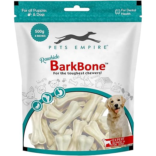 PETS EMPIRE Rawhide Chew Dog Bone 500g
